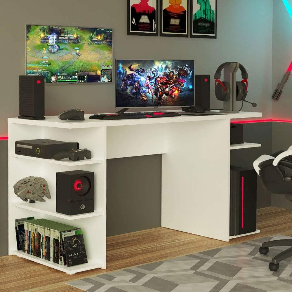 Mesa para Computador Gamer Madesa 9409 Branco