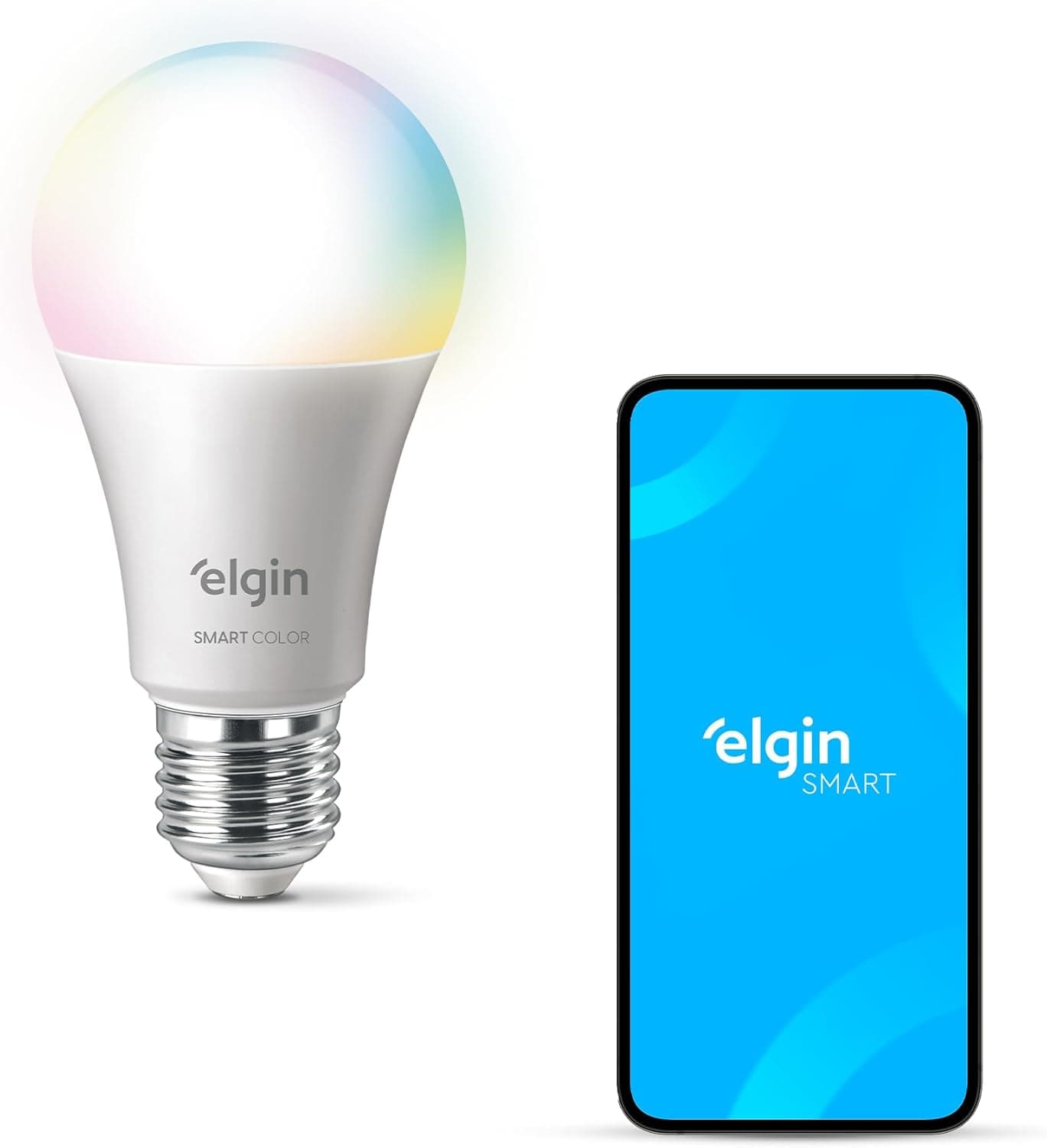 Lâmpada Inteligente Elgin Smart Color 10W