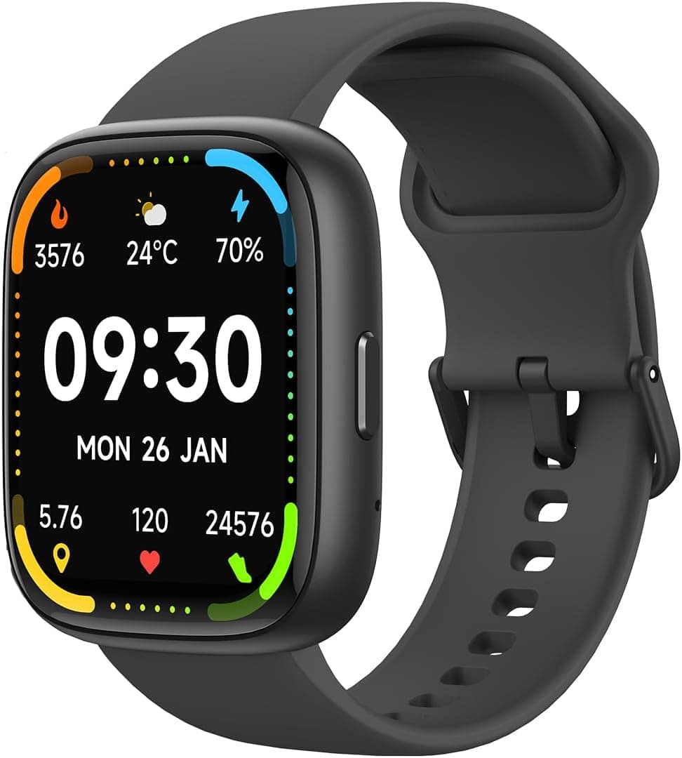 Bettdow SmartWatch, relogio smartwatch com Ecrã tátil e Alexa, à prova d'água