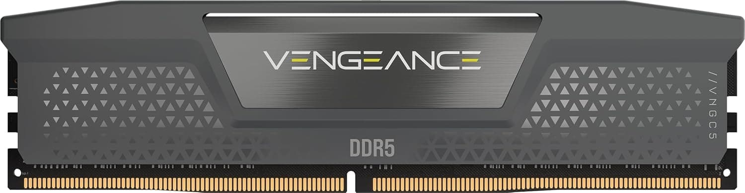 Memória RAM Corsair Vengeance 32 GB (1x32 GB) DDR5 6000 MHz CL38 Cinza