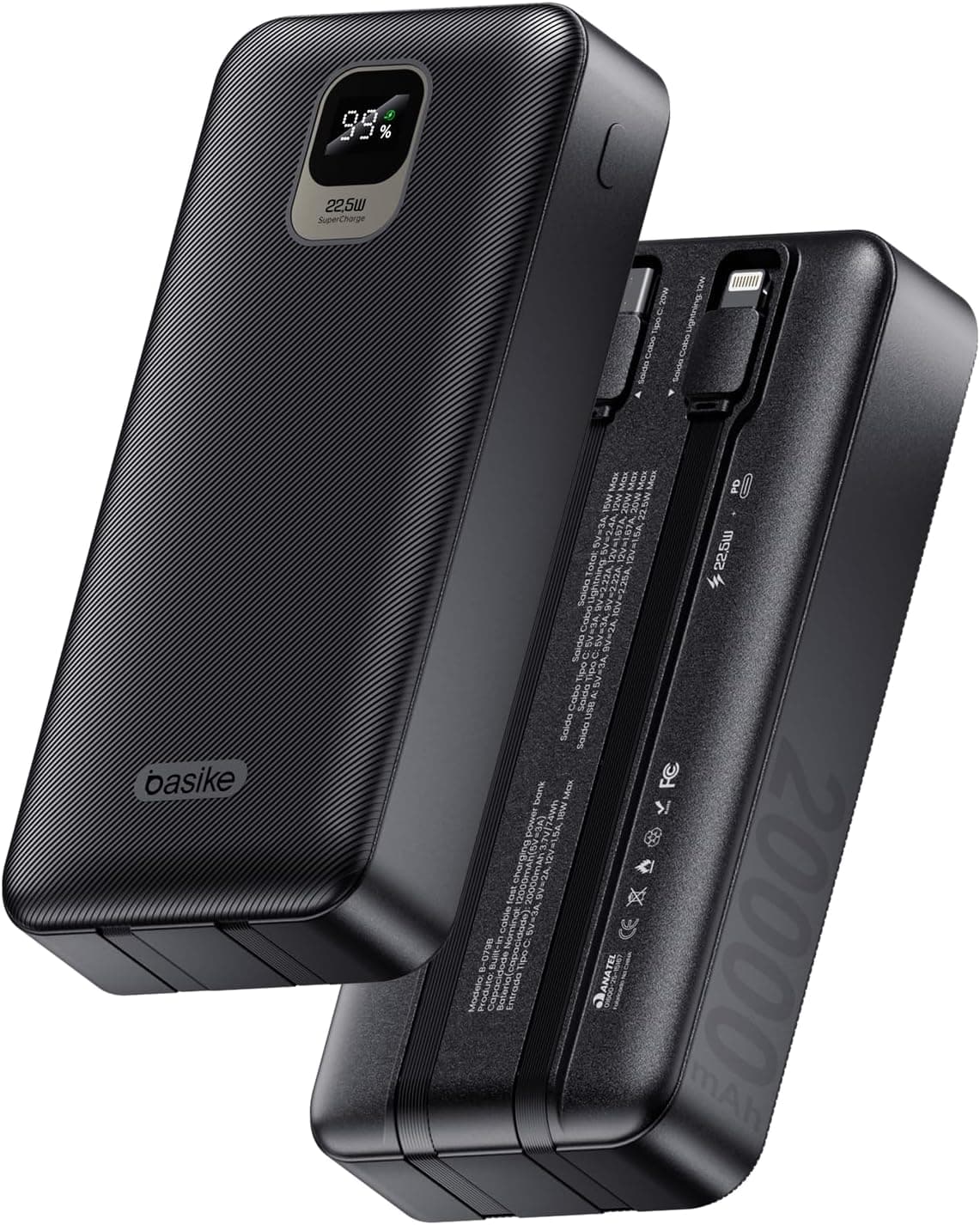Power Bank Basike B-079B Preto