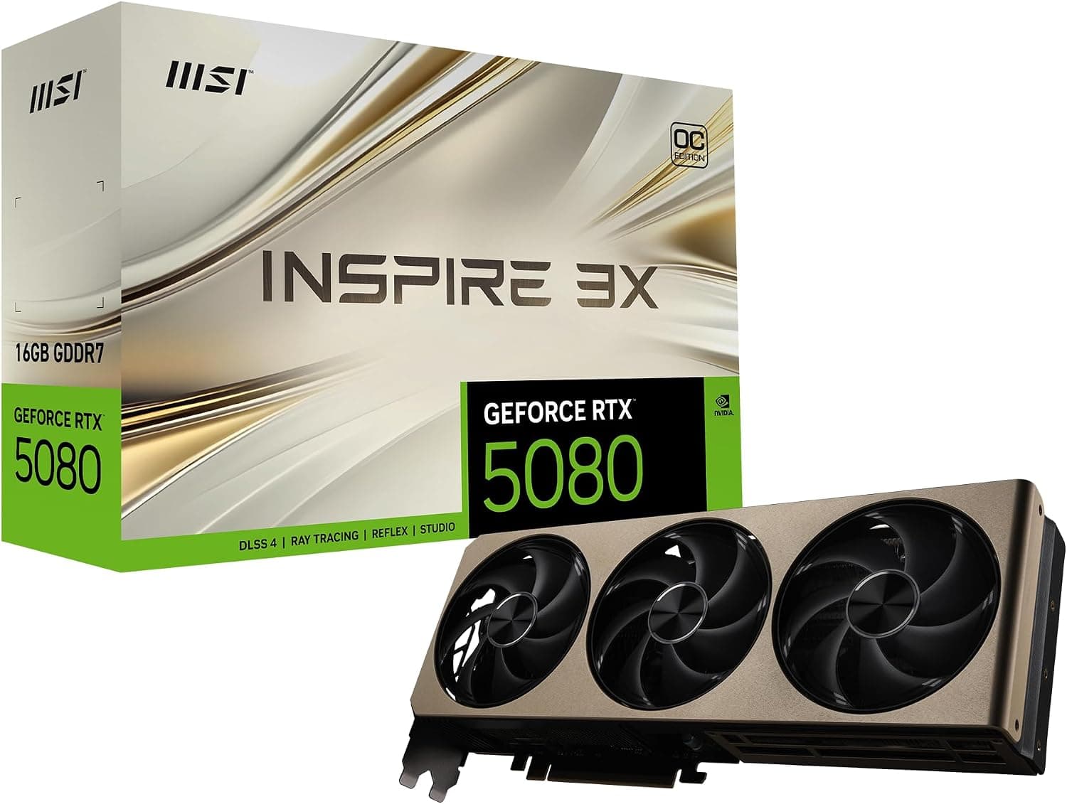 MSI RTX 5080 16GB INSPIRE 3X OC