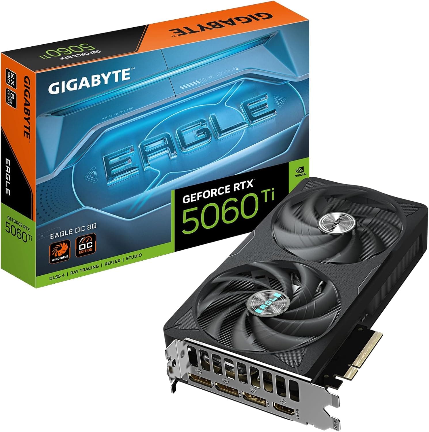 Placa de Vídeo Gigabyte Eagle OC RTX 5060 Ti 8GB