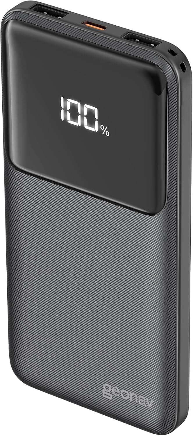 Geonav Power Bank, Carregador Portátil Universal 10.000mAh, Carga rápida, 2