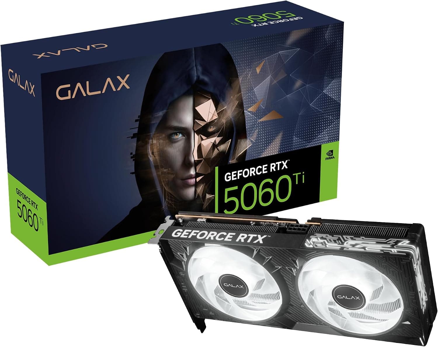 Placa de Vídeo Galax 1-Click OC RTX 5060 Ti 16GB