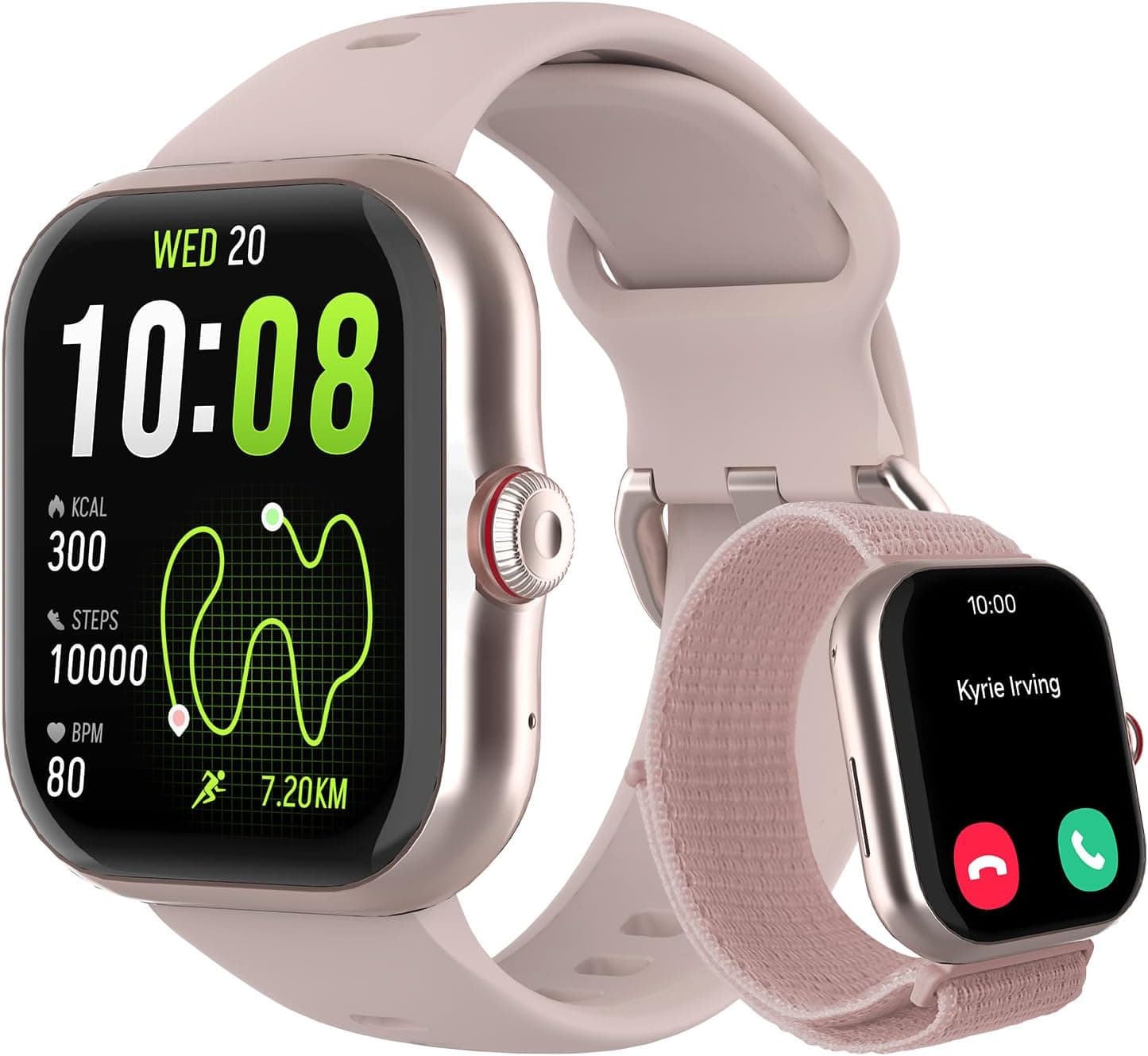 Bettdow SmartWatch GPS, Relogio Smartwatch, 1,85 polegadas HD AMOLED