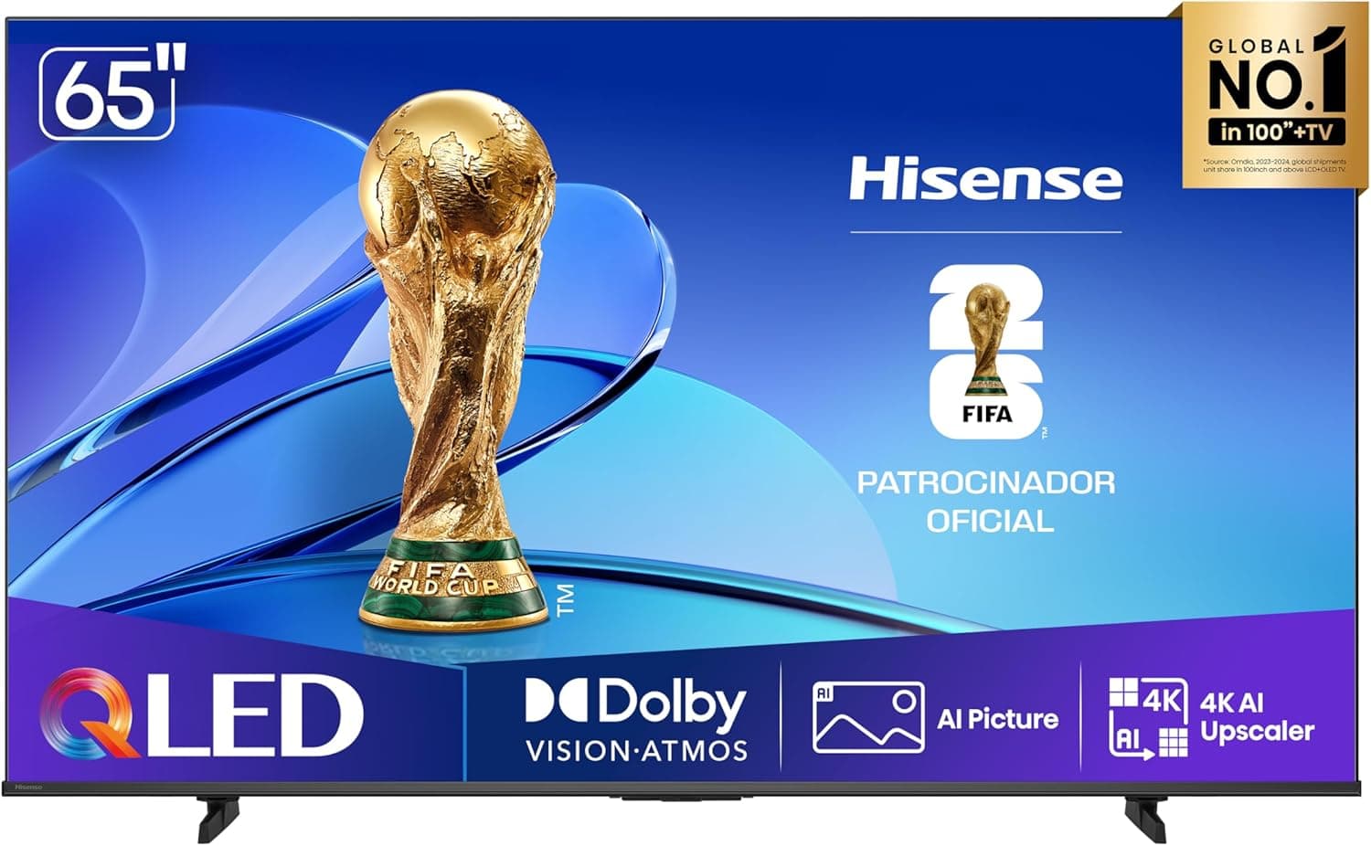 Smart TV Hisense 65" 4K QLED 65Q6QV
