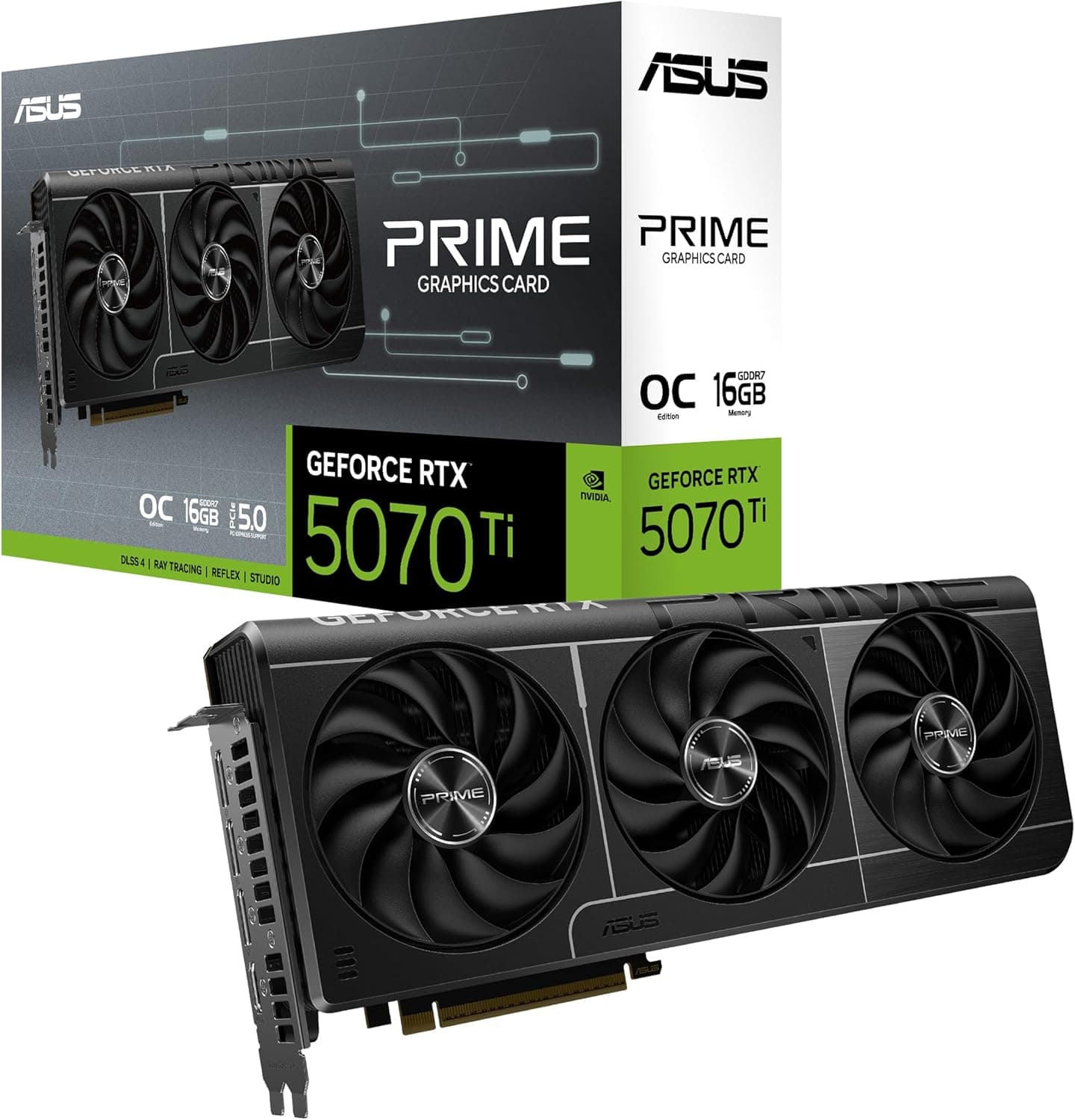 Placa De Vídeo Asus Geforce Rtx 5070 Ti Prime Oc 16gb