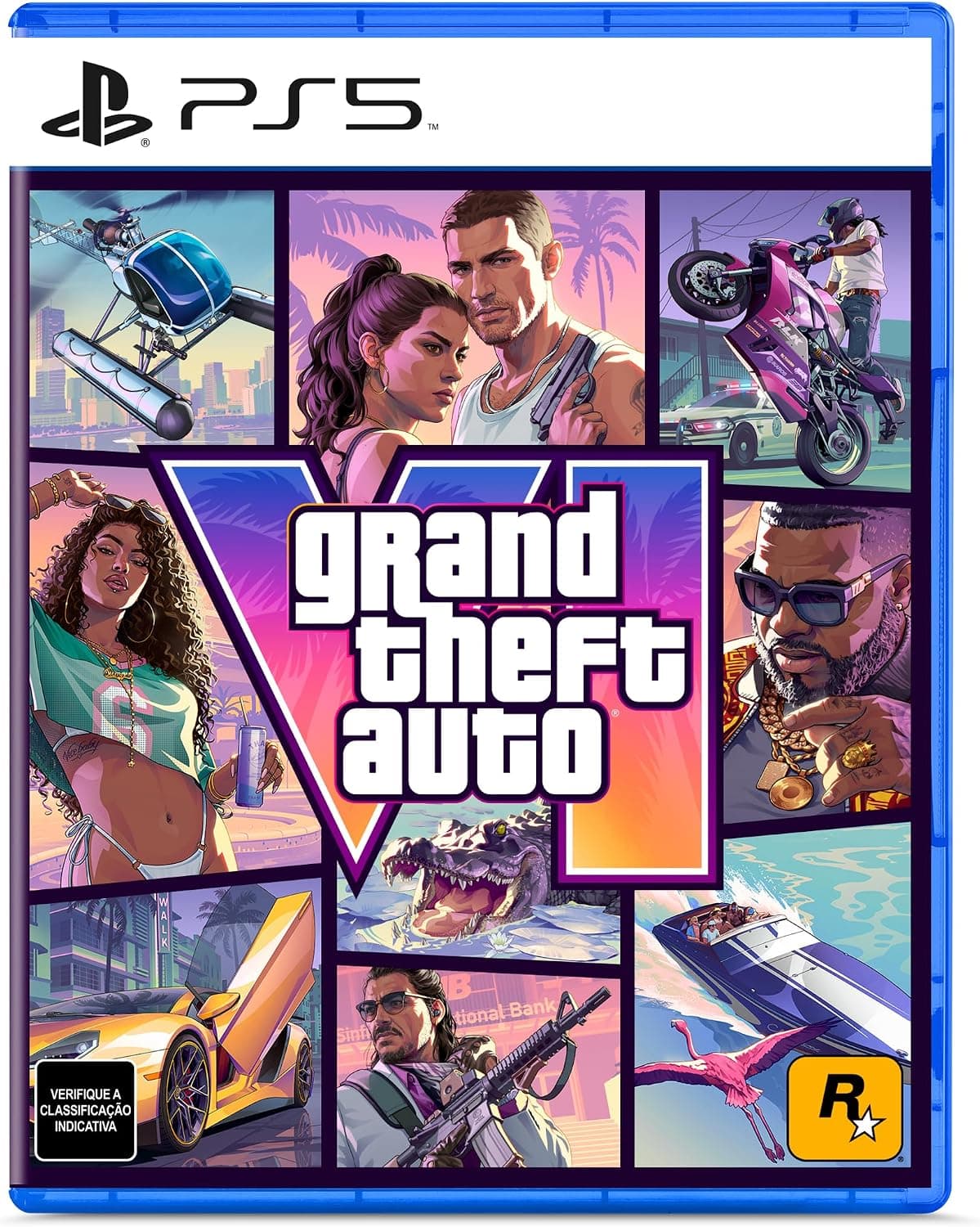 Jogo Rockstar Games Grand Theft Auto VI Standard Edition - PlayStation 5, Código na Caixa (Brasil)