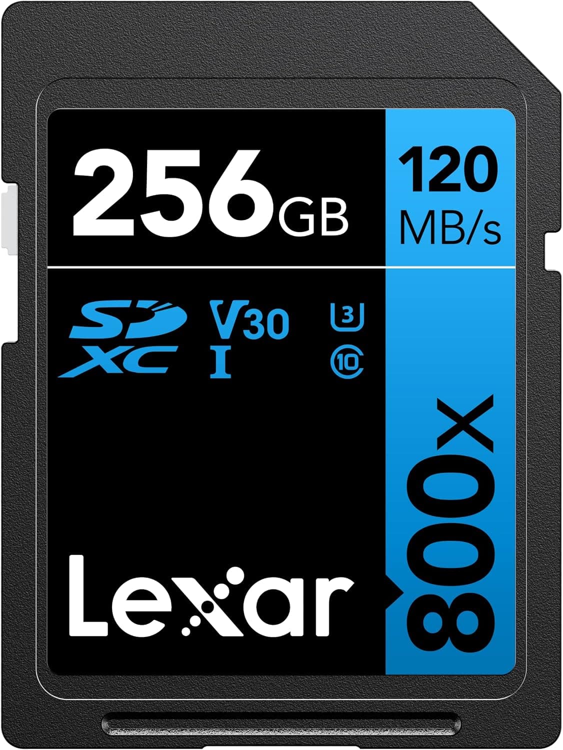 Cartão de Memória Lexar High-Performance 800x BLUE Series 256GB SDXC UHS-I