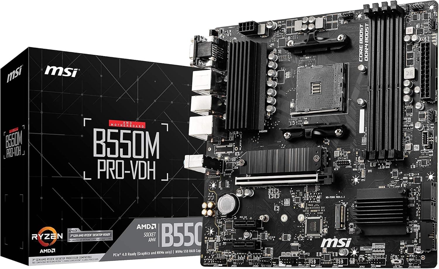 Placa Mãe MSI B550M PRO-VDH