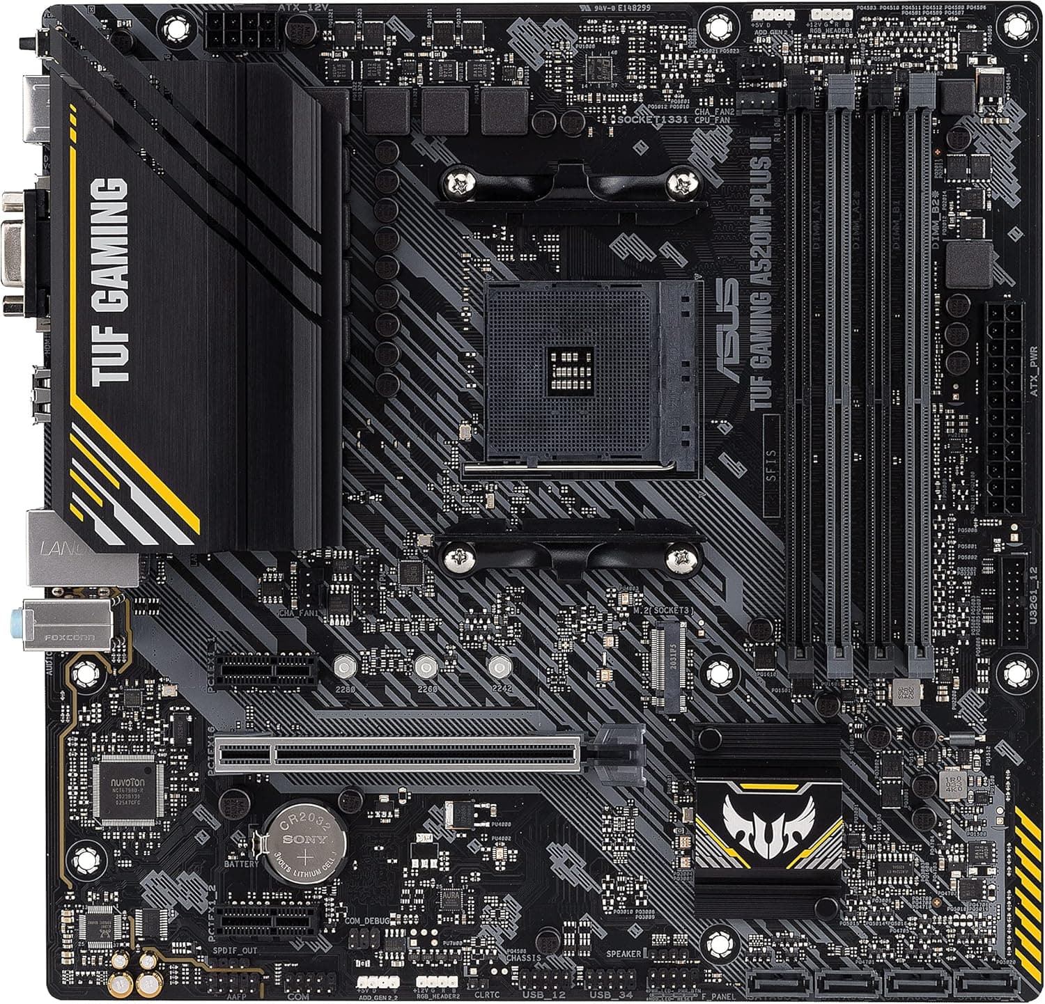 Placa Mãe ASUS TUF Gaming A520M-PLUS II