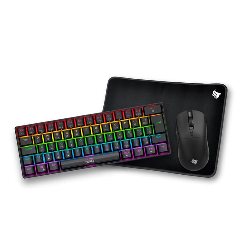 Combo Pichau Netuno Light 3x1 Rainbow ABNT2