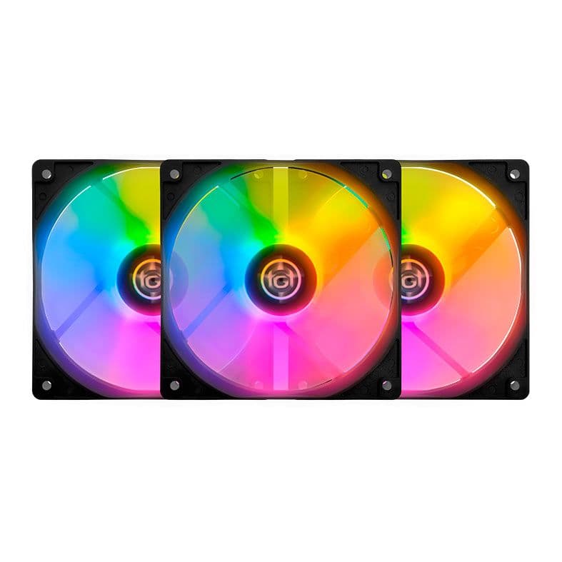 Kit 3 Ventoinhas Tgt Striker, Rainbow