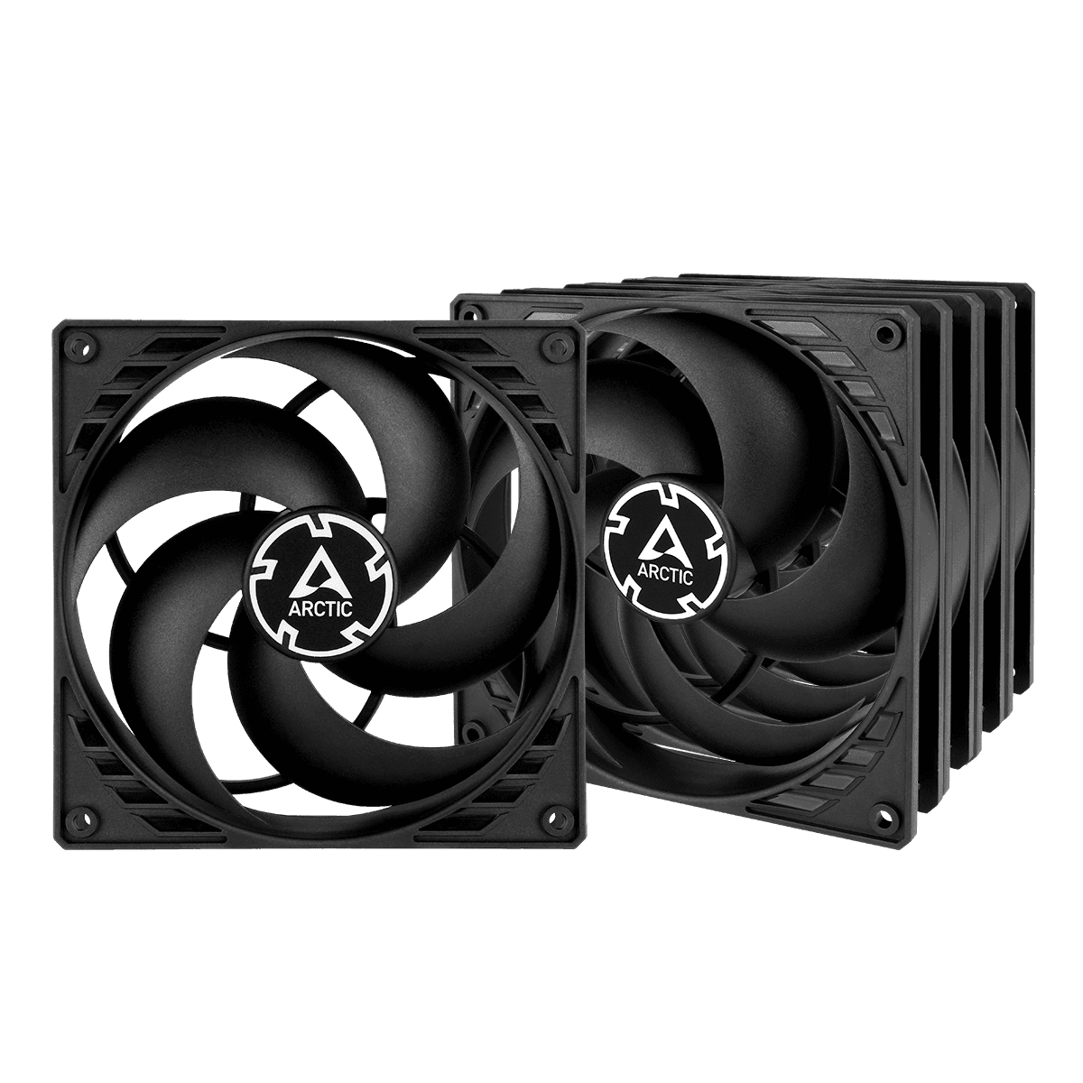 Kit Fan Arctic Cooling P14 140mm com 5 Unidades Preto