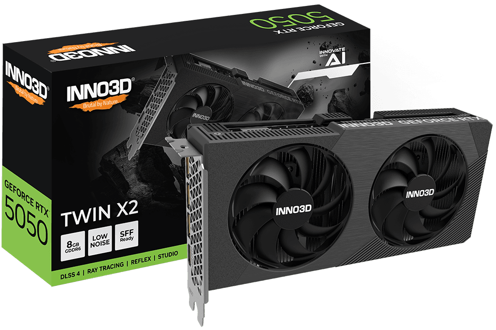 Placa de Vídeo INNO3D RTX 5050 Twin X2 8GB