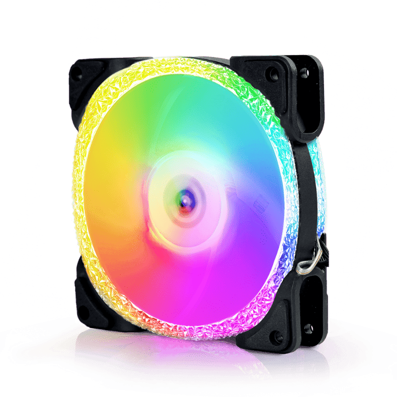 Fan Round5 Crystal FW Black 120mm