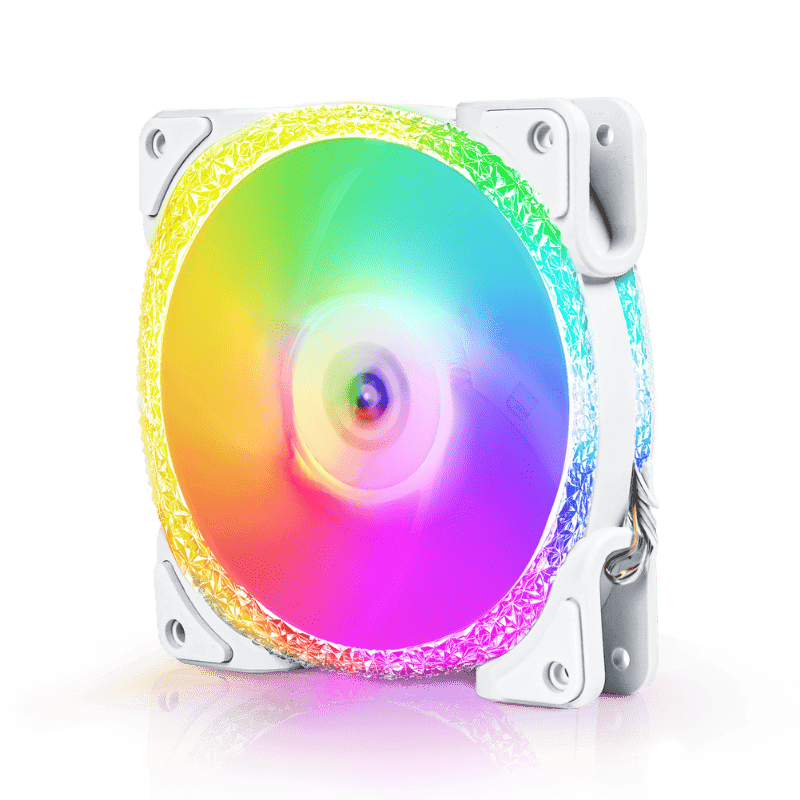 Fan Round5 Crystal FW White 120mm