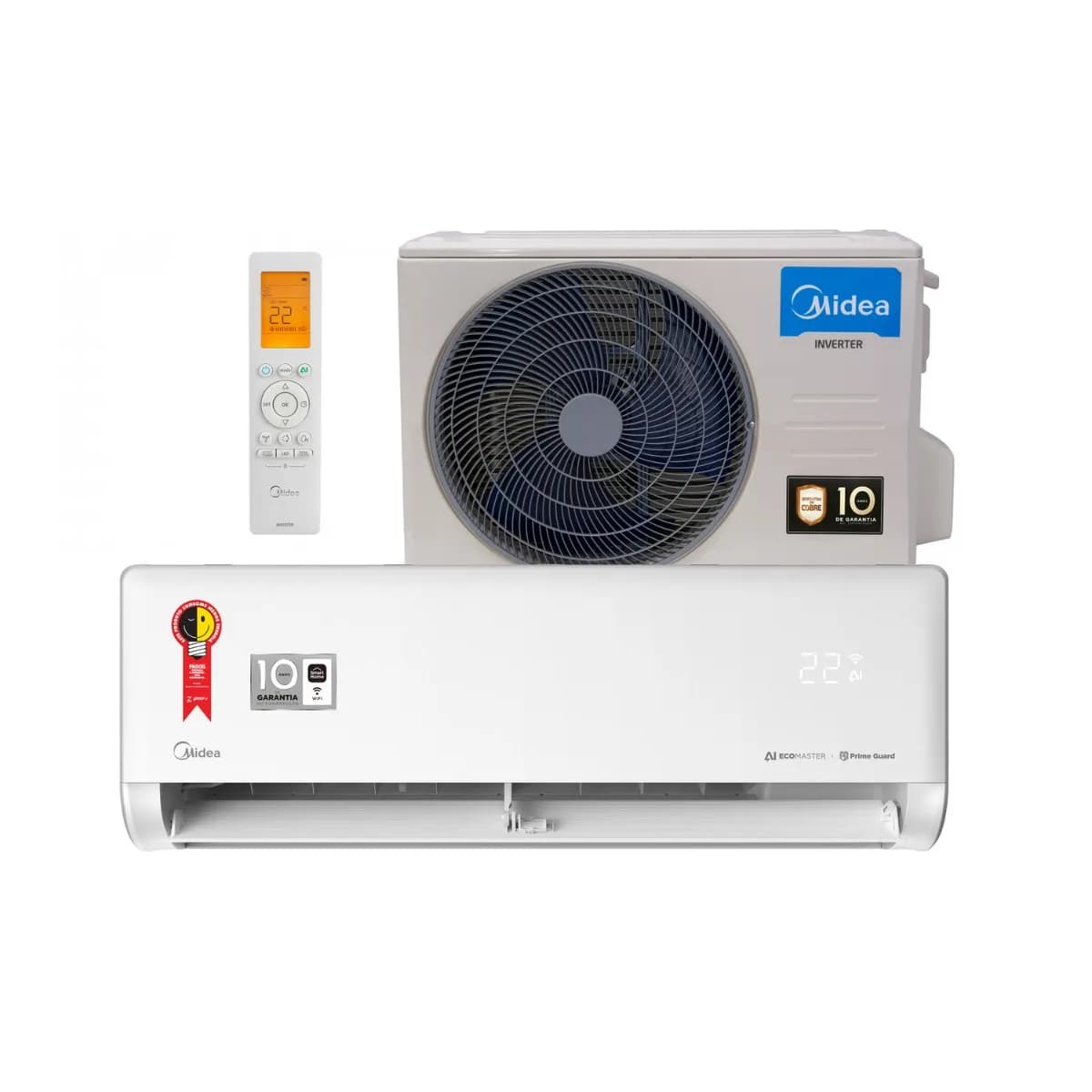 Ar Condicionado Midea AI Ecomaster 42EZVQA09M5
