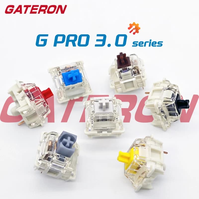 100 unidades de Switch Gateron g pro v3 3.0 3pin para teclado mecânico pré
