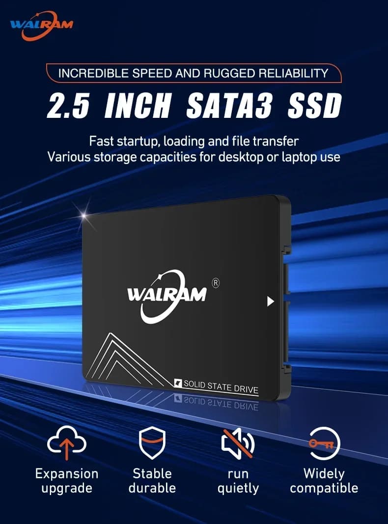 SSD WALRAM 2.5" SATA III 512GB