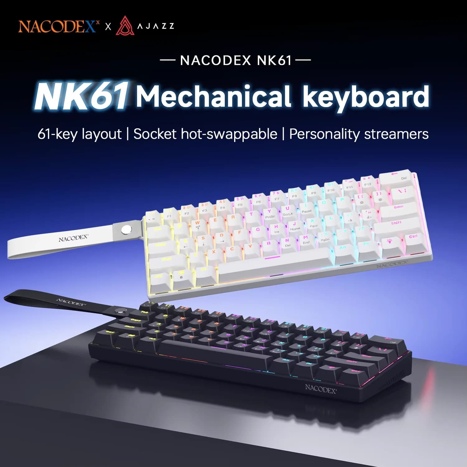 Teclado Mecânico AJAZZ NK61 60%