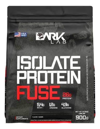 Blend Proteico Dark Lab Isolate Protein Fuse Refil 900g Creme de Avelã