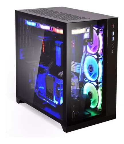 Gabinete Mid Tower Lian Li O11 Dynamic Preto Vidro Temperado
