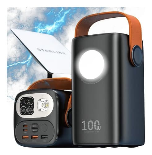 Powerbank 60000mah Carregador Turbo 100w Compatível Starlink power bank