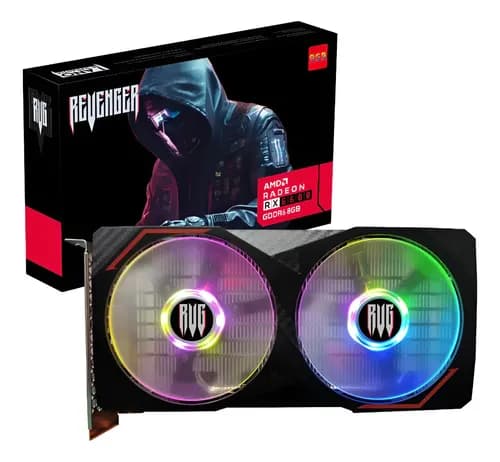 Placa de Vídeo Revenger AMD Radeon RX 6600 8GB GDDR6 PCIe 4.0 Ray Tracing