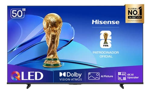 Smart TV Hisense 50" 4K QLED 50Q6QV