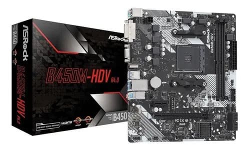 Placa Mãe ASRock B450M-HDV R4.0