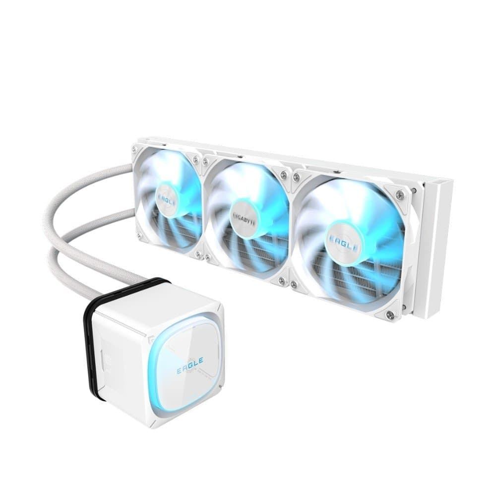 Watercooler Gigabyte Eagle 360 Ice, ARGB, AMD e Intel, Branco - GP-GIGABYTE