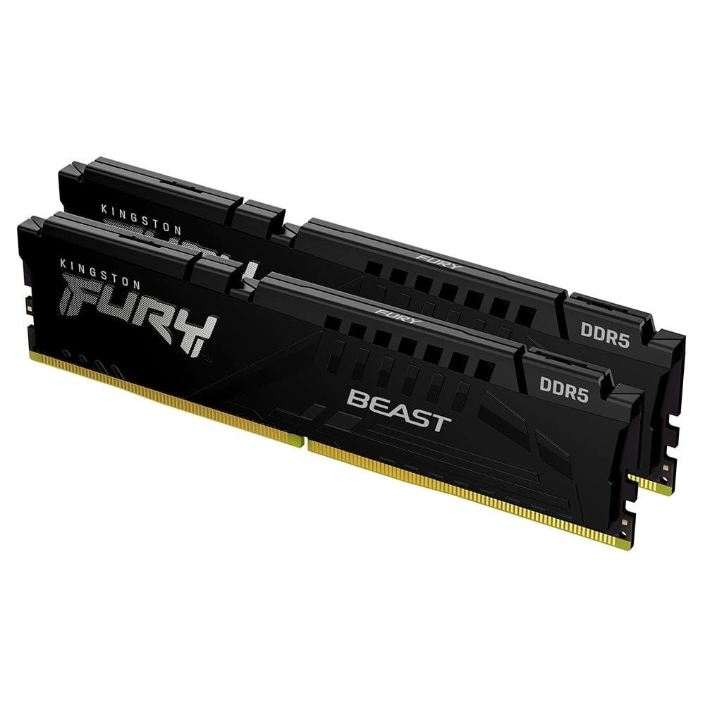Memória RAM Kingston Fury Beast 32 GB (2x16 GB) DDR5 5200 MHz CL40