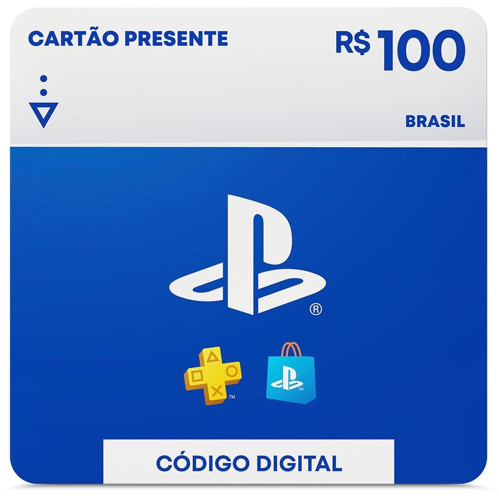 Sony PlayStation Store Gift Card R$ 100 (Digital)