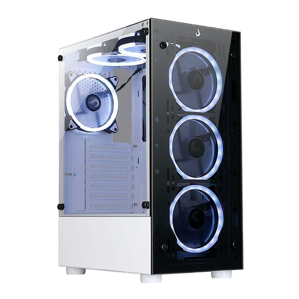 Gabinete Gamer Rise Mode Glass 06X Frost, Mid Tower, ATX, Frontal e Lateral