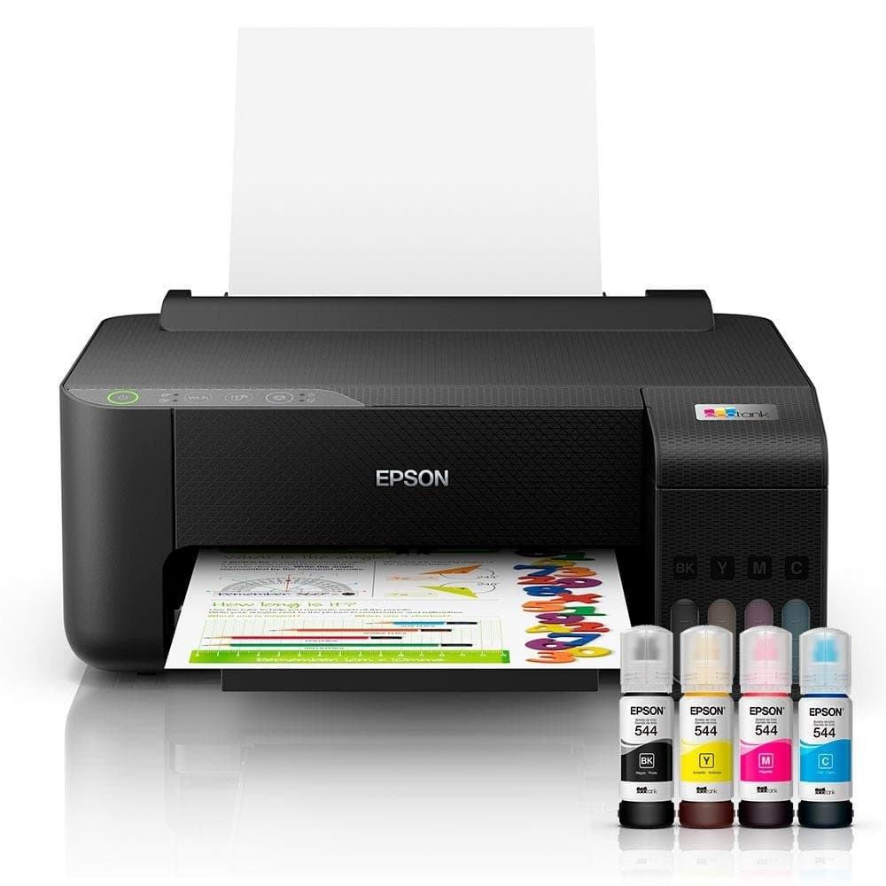 Impressora Jato de Tinta Epson EcoTank L1250, Colorida, USB, Wifi, Duplex