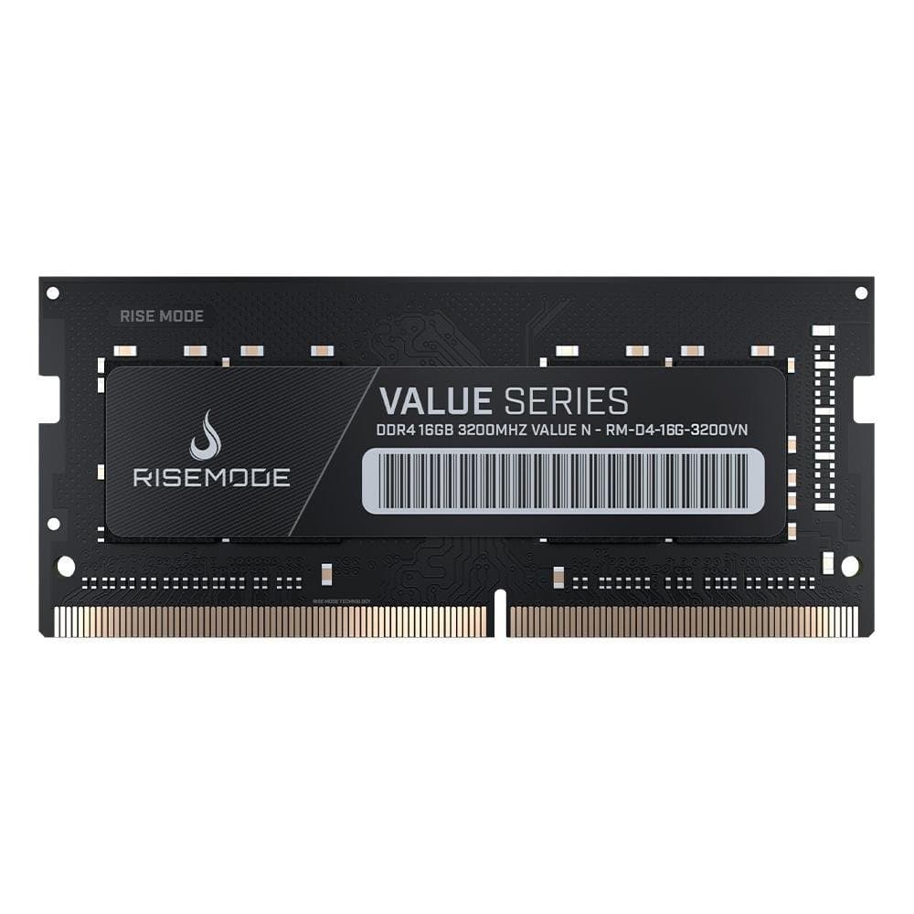 Memória RAM Para Notebook Rise Mode Value 16 GB (1x16 GB) DDR4 3200 MHz CL22
