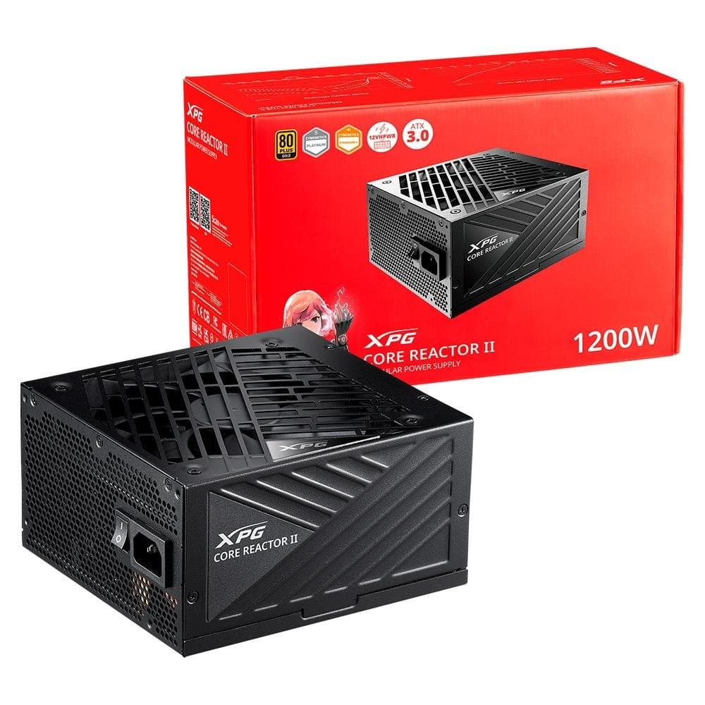Fonte XPG Core Reactor II 1200G-BKCBR 1200W