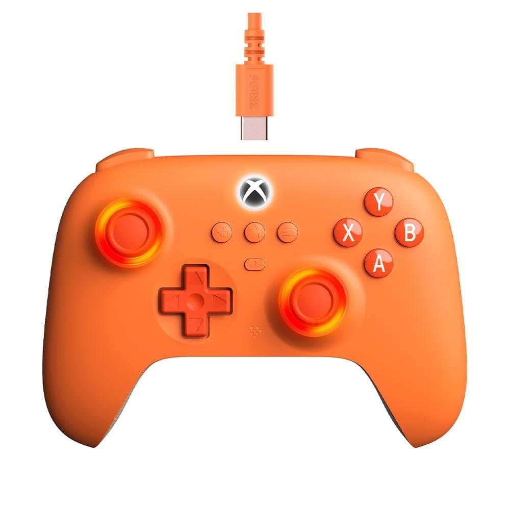 Controle Com Fio 8BitDo para Xbox Ultimate C, Laranja - 82CF05D