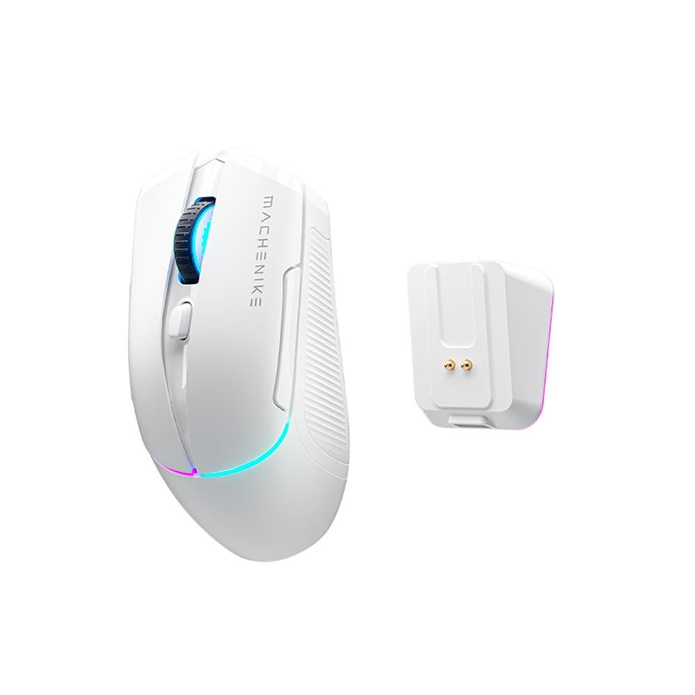 Mouse Gamer Machenike L8 Pro, RGB, Support 8K, 2.4GHz Wireles + DOCK