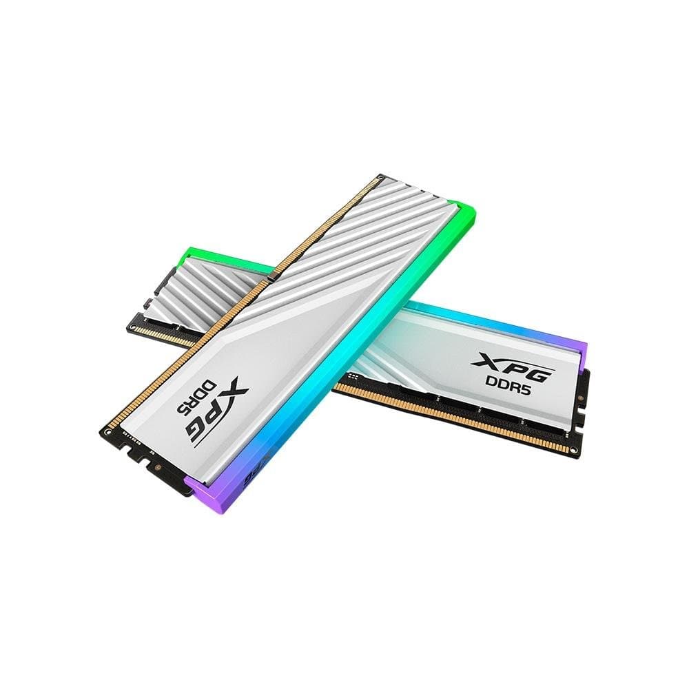 Memória RAM XPG Lancer Blade RGB Branco 32 GB (2x16 GB) DDR5 6000 MHz CL48