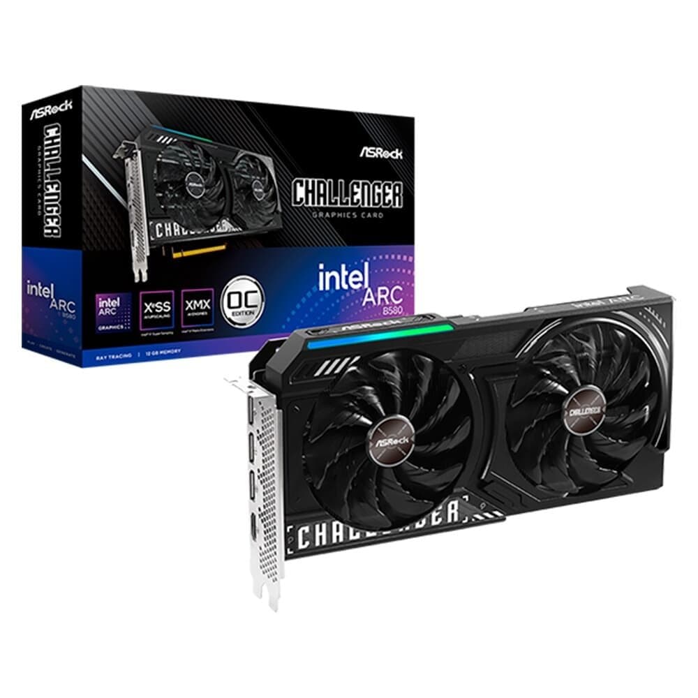 Placa de Vídeo ASRock Challenger OC Arc B580 12GB