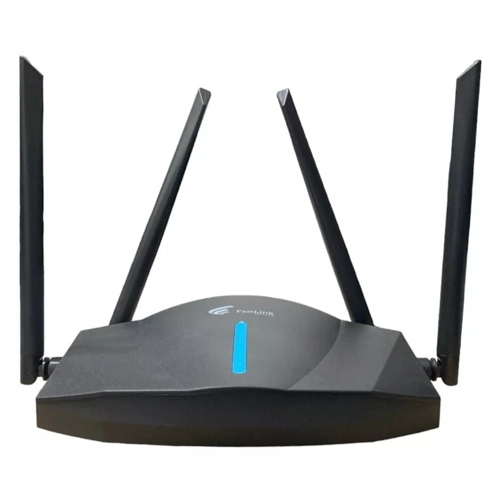 Roteador FastLink Telecom FLT X3000, Wi-Fi6, Dual Band, Preto