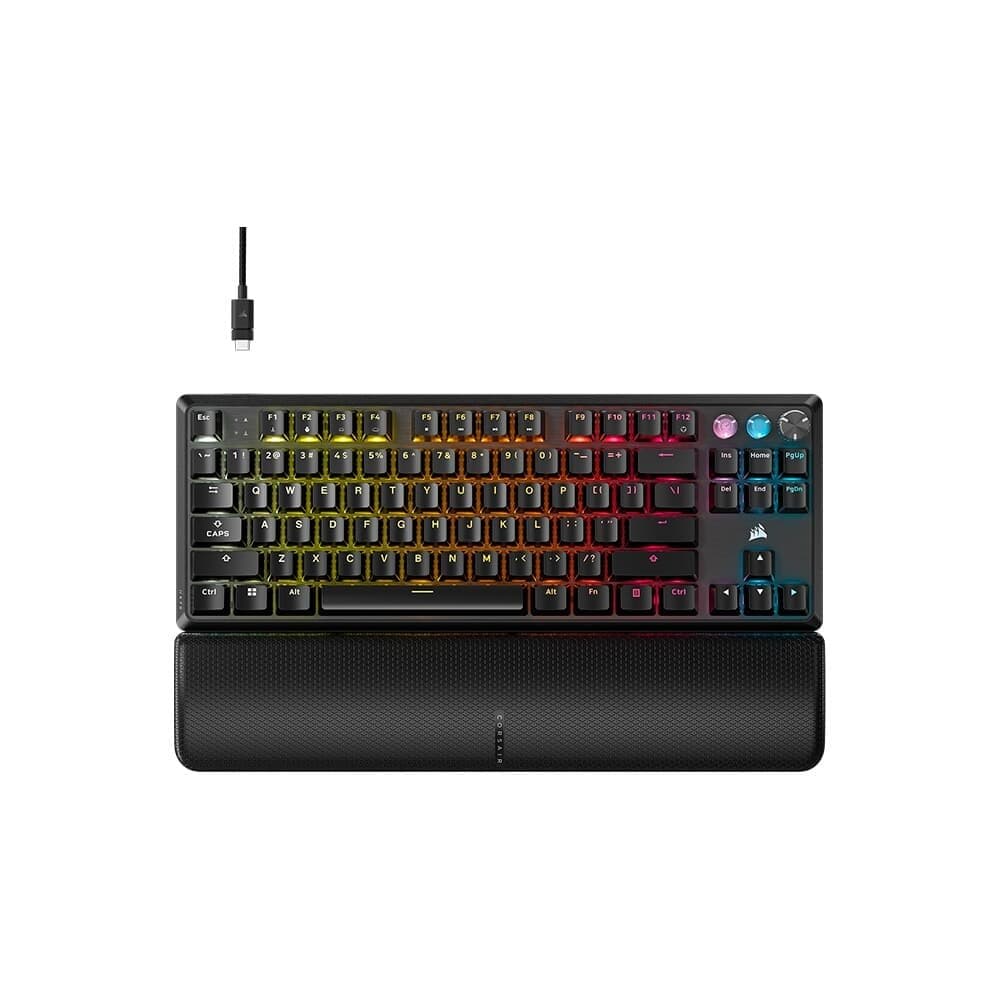 Teclado Magnético Gamer Corsair K70 PRO TKL LED RGB, Switch MGX, Hall Effect