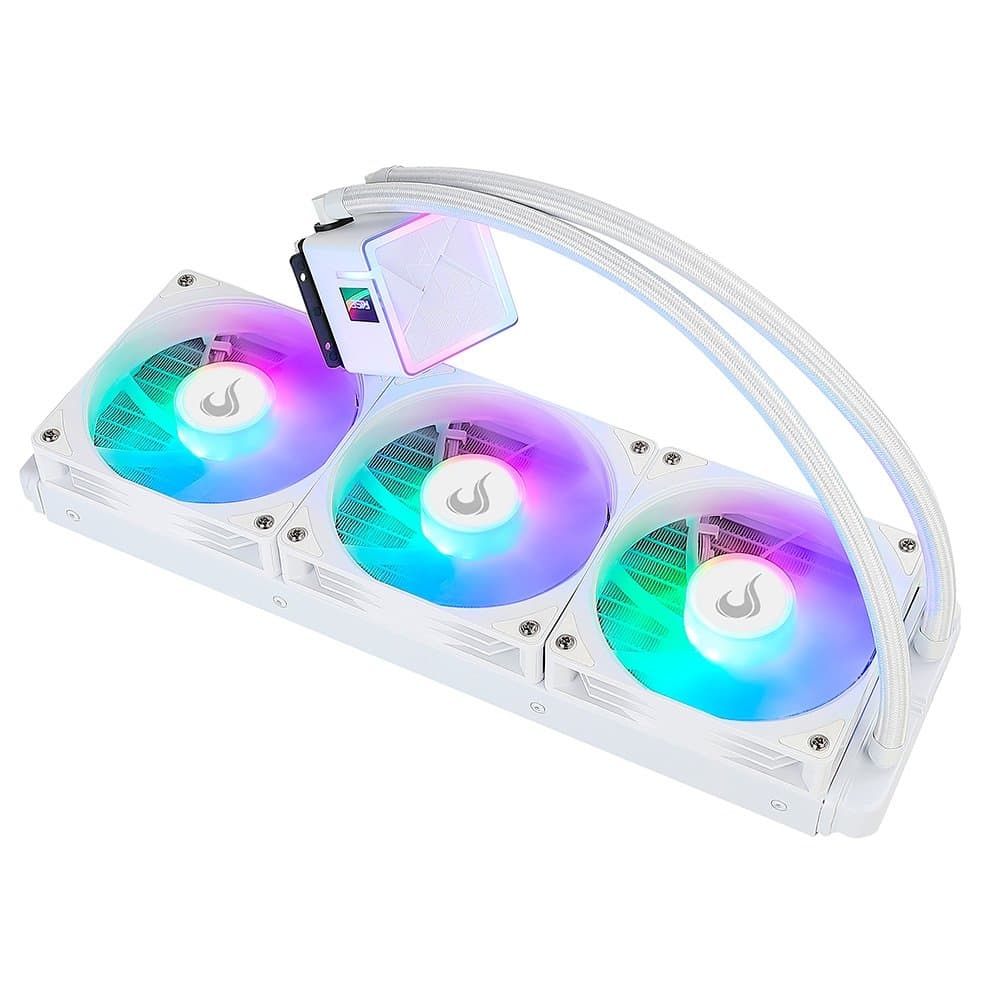 Watercooler Gamer Rise Mode Frost, ARGB Rainbow, 360mm, AMD e Intel, Branco