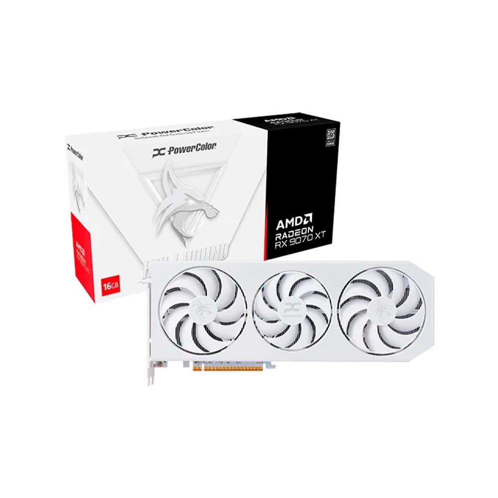 PowerColor Hellhound Spectral White Radeon RX 9070 XT 16GB