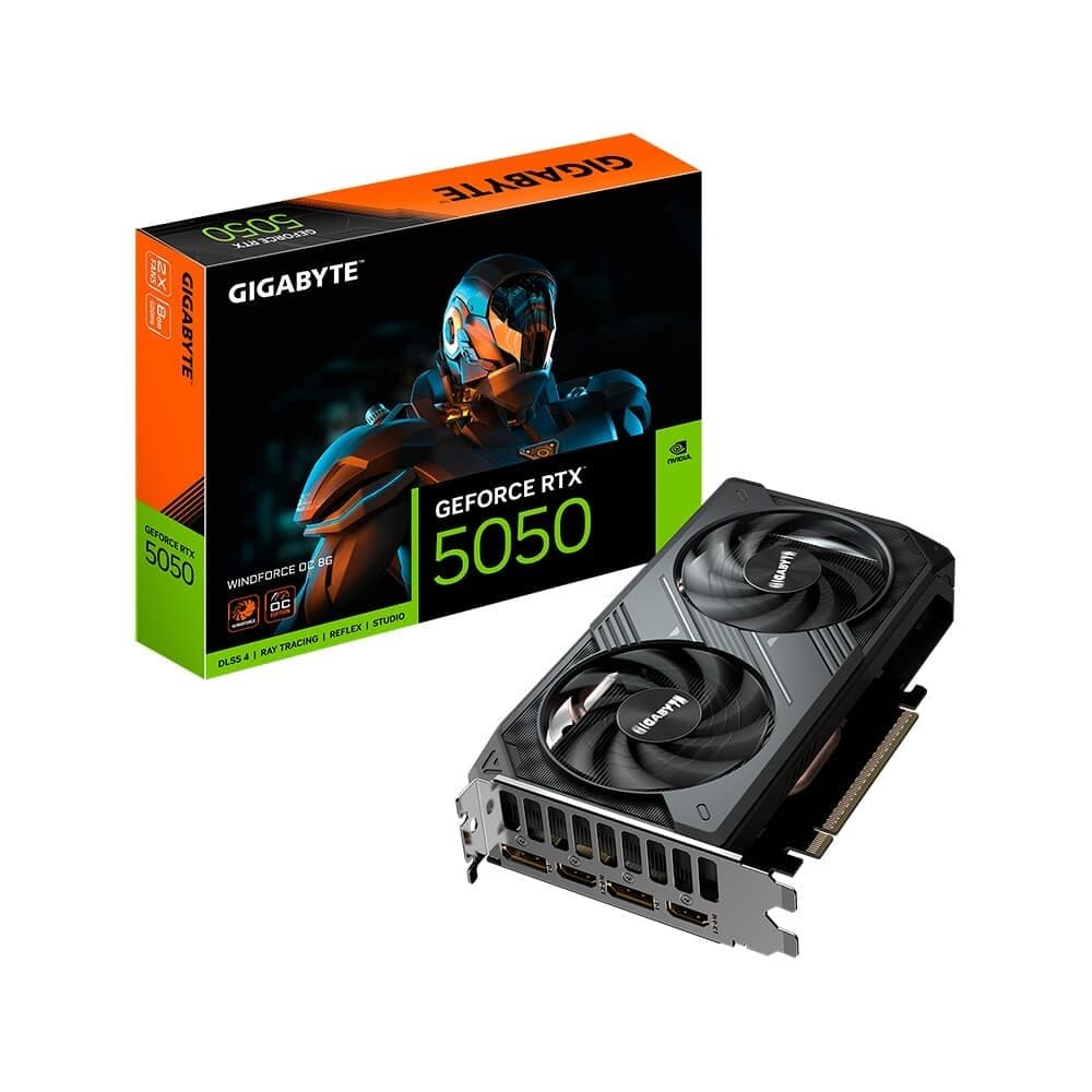 Placa de Vídeo Gigabyte Windforce OC RTX 5050 8GB