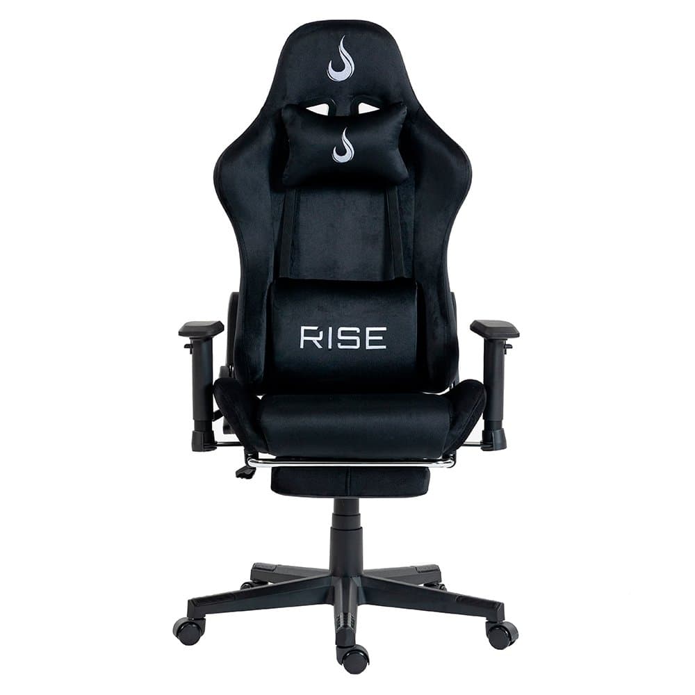 Cadeira Gamer Rise Mode X02, Ângulo Ajustável, Até 130Kg, Braço 2D, Tecido
