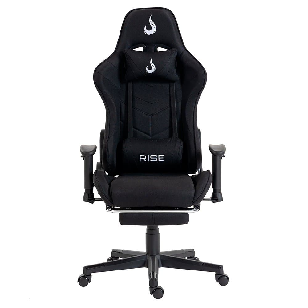 Cadeira Gamer Rise Mode X04, Ângulo Ajustável, Apoio Para os Pés Retrátil